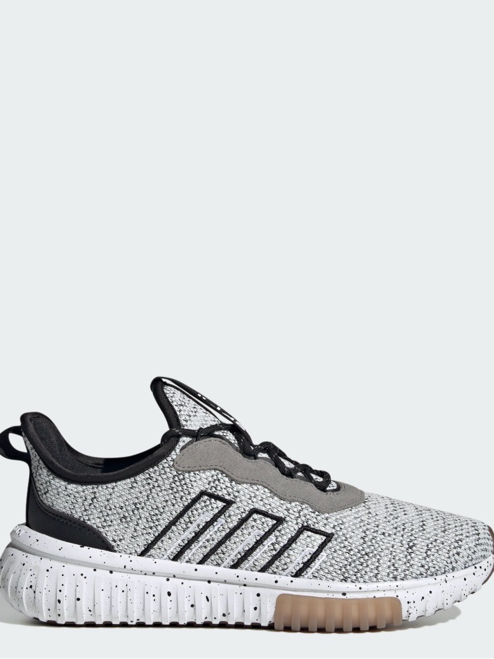 adidas Black and Gray Knit Slip-On Runner